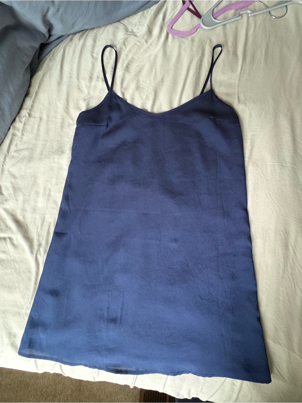 Quiksilver Navy Spaghetti Strap Camisole Dress
